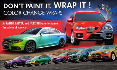 Dont paint it wrap it